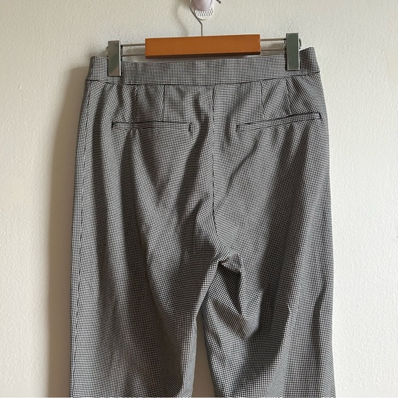 Aritzia Babaton Numero Grey Houndstooth Tailored Slit Hem Pants - Picture 7 of 13